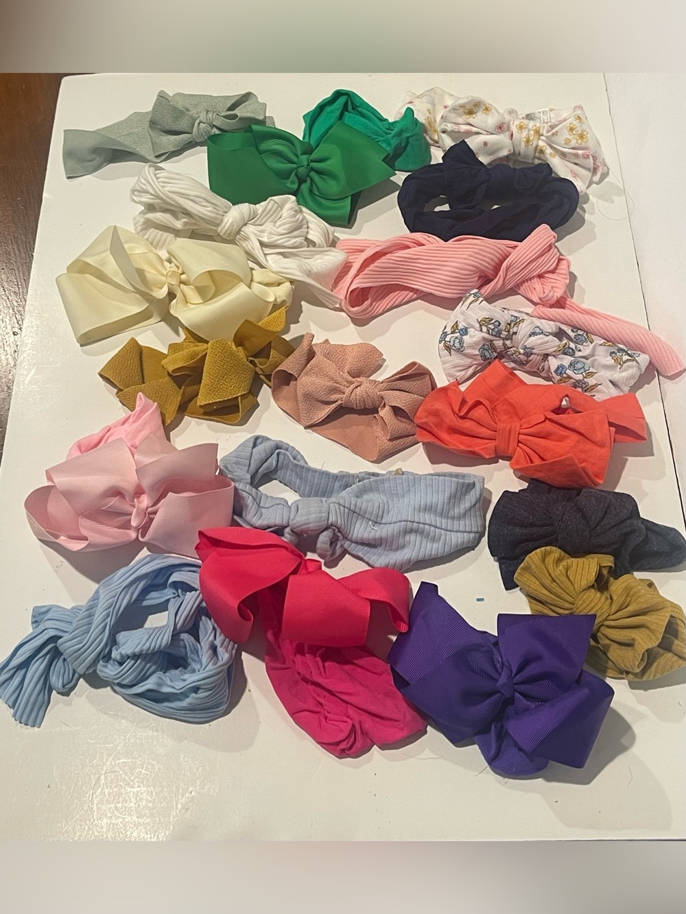 Assorted Kids Bow Headbands bundle Multicolor Pack